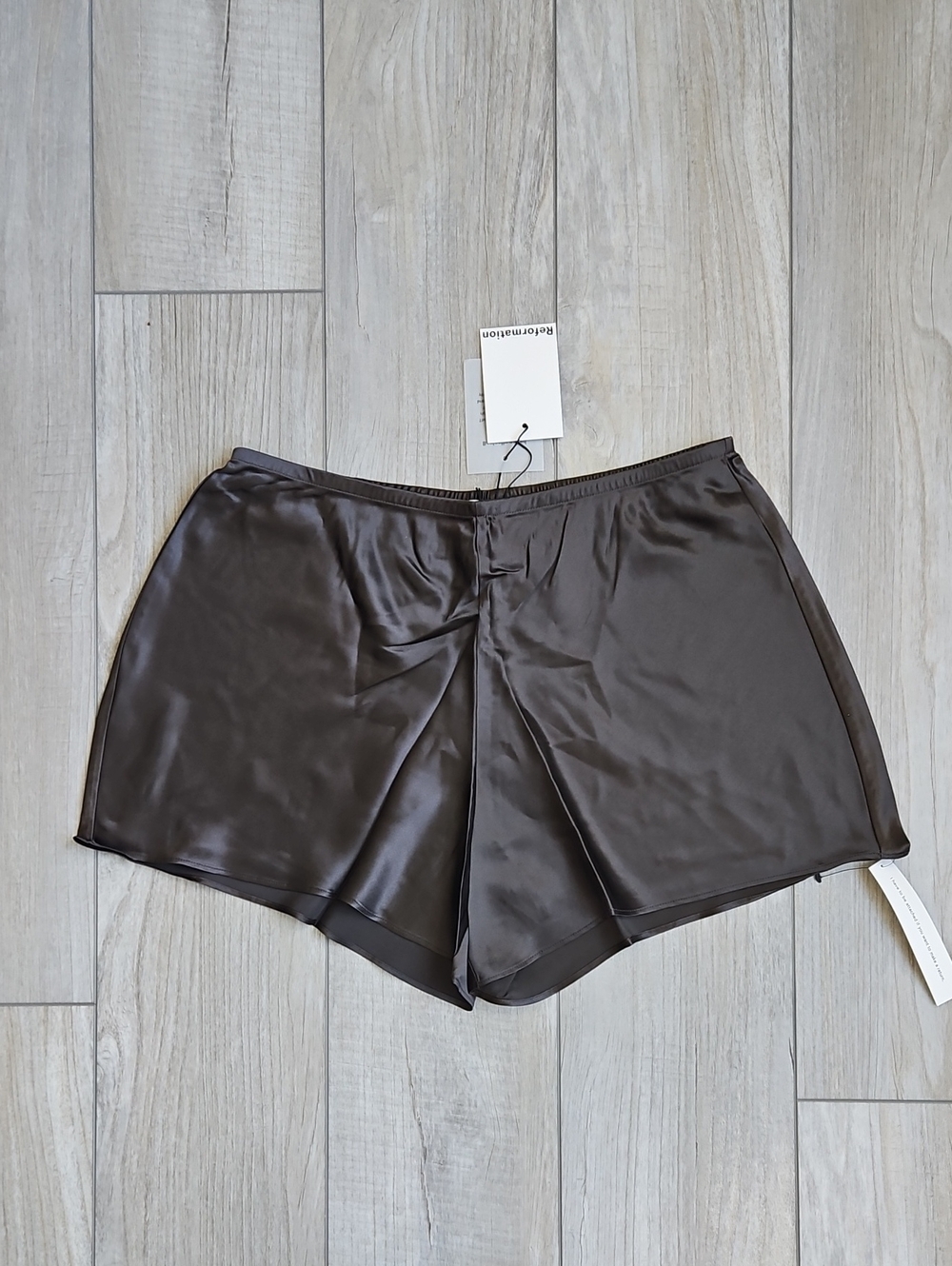 Reformation Silk Shorts